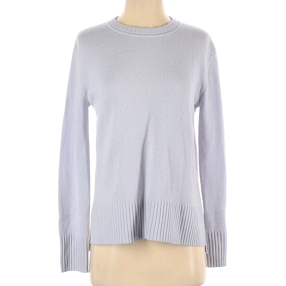 Theory Hi Low Crew Cashmere Sweater Size P